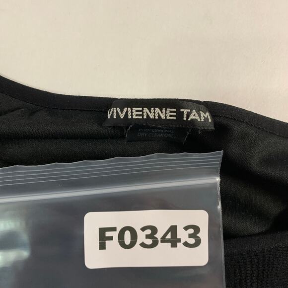 Vivienne Tam S Black Midi Skirt Vintage Tulle Mesh Netted Layered 90s Whimsigoth - Picture 7 of 7